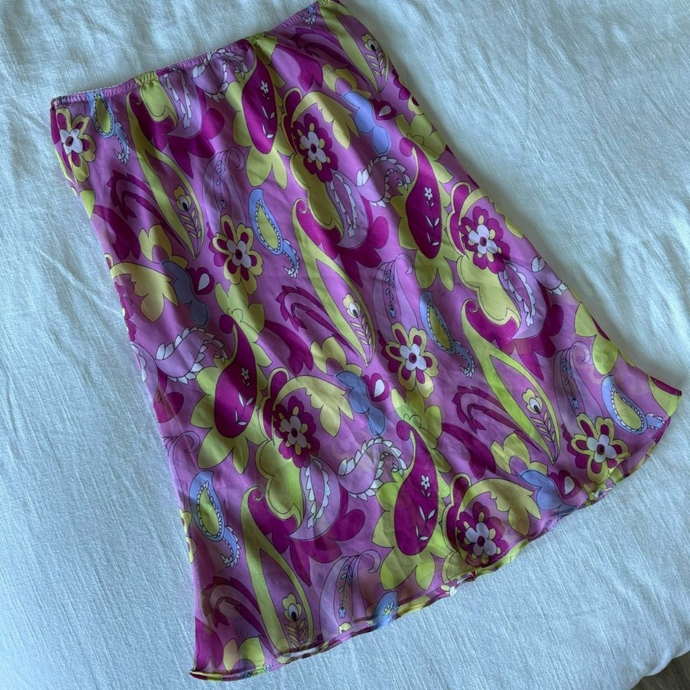 Vintage purple Copper Key midi skirt - Picture 6 of 7